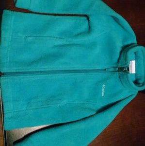 4T teal Columbia fleece